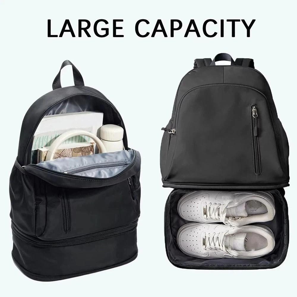 Multi-Color College Student Backpack Wet Dry Separation Students School Bags Unisex