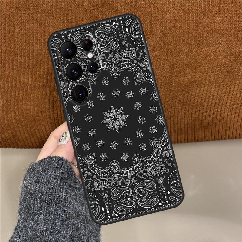 Paisley Bandana Phone Case For Samsung Galaxy S25 Ultra S9 S10 Plus S20 FE S21 S22 S23 S24 Ultra Back Cover