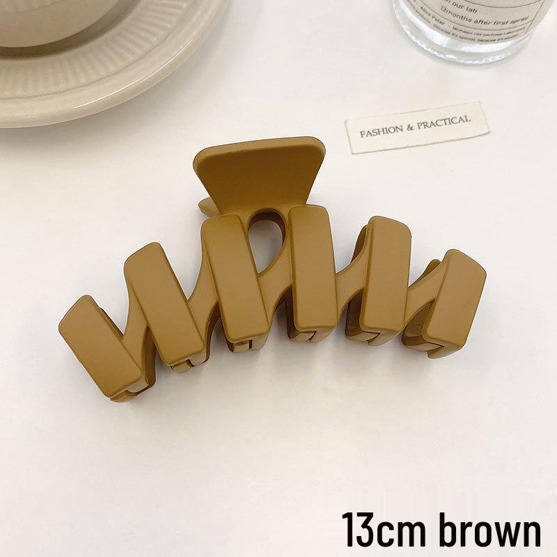 Exquisite Acrylic Claw Clip for Thick Hair - Large High-End Shark Hairpin