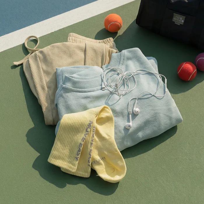 Everyday Middle Sports Socks Women (6 colors) - 3-Pack (+Folding bag included on a first-come, first-served basis)