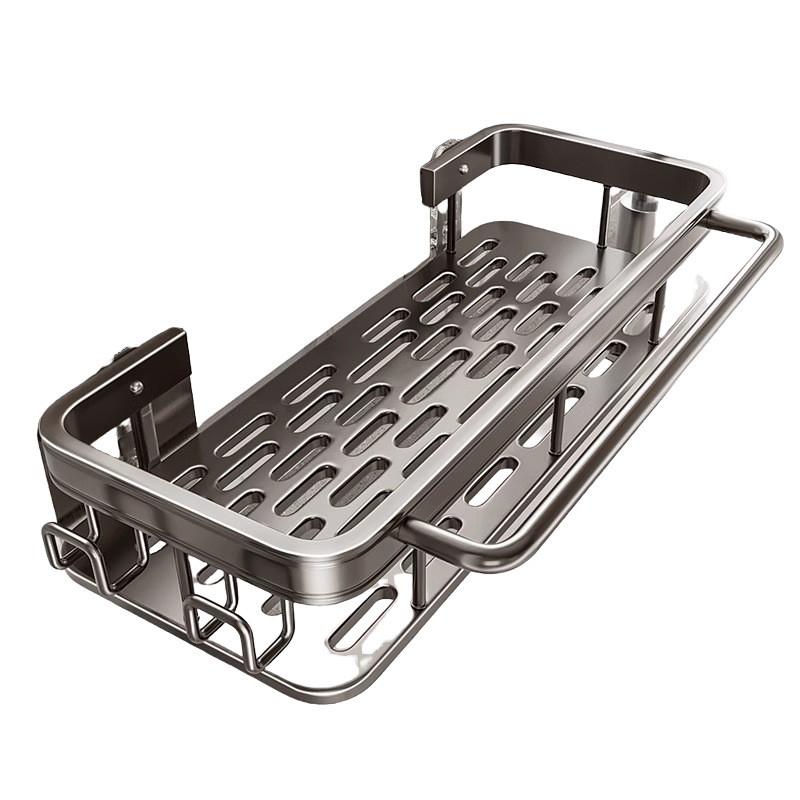 Wall Mount Aluminum Alloy Kitchen Cloth Rack With Ventilated Drip Tray For Home Use
