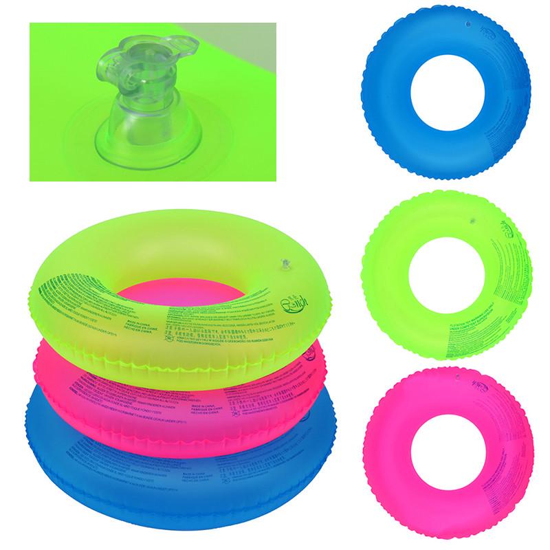 Piscina gonfiabile fluorescente circolare per adulti e bambini, in PVC, per sport acquatici, estiva, all'aperto, pontone, nuoto