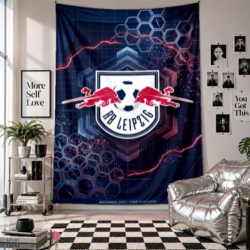 RB Leipzig Football Wall Tapestry Home Decor Wall Hanging Cloth for Bedroom Living Room Background