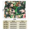 Tsuyu Asui Froppy Tribute Blanket Boku no My Hero Academia Midoriya Izuku Deku Katsuki Flannel Throw Blanket for Home Decoration