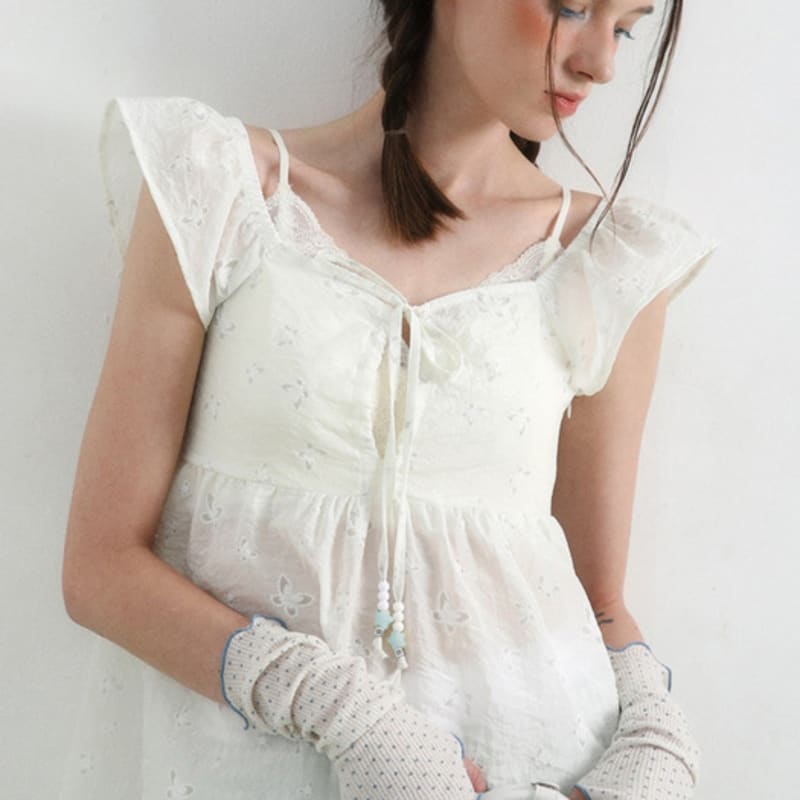BadBlue Sheer Dot Hand Warmer Beige