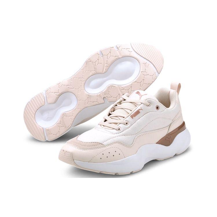 Puma Lia Lia Fabric Sport Comfort Low-Top Lifestyle Shoes Women Sneakers White Pink 371734-02