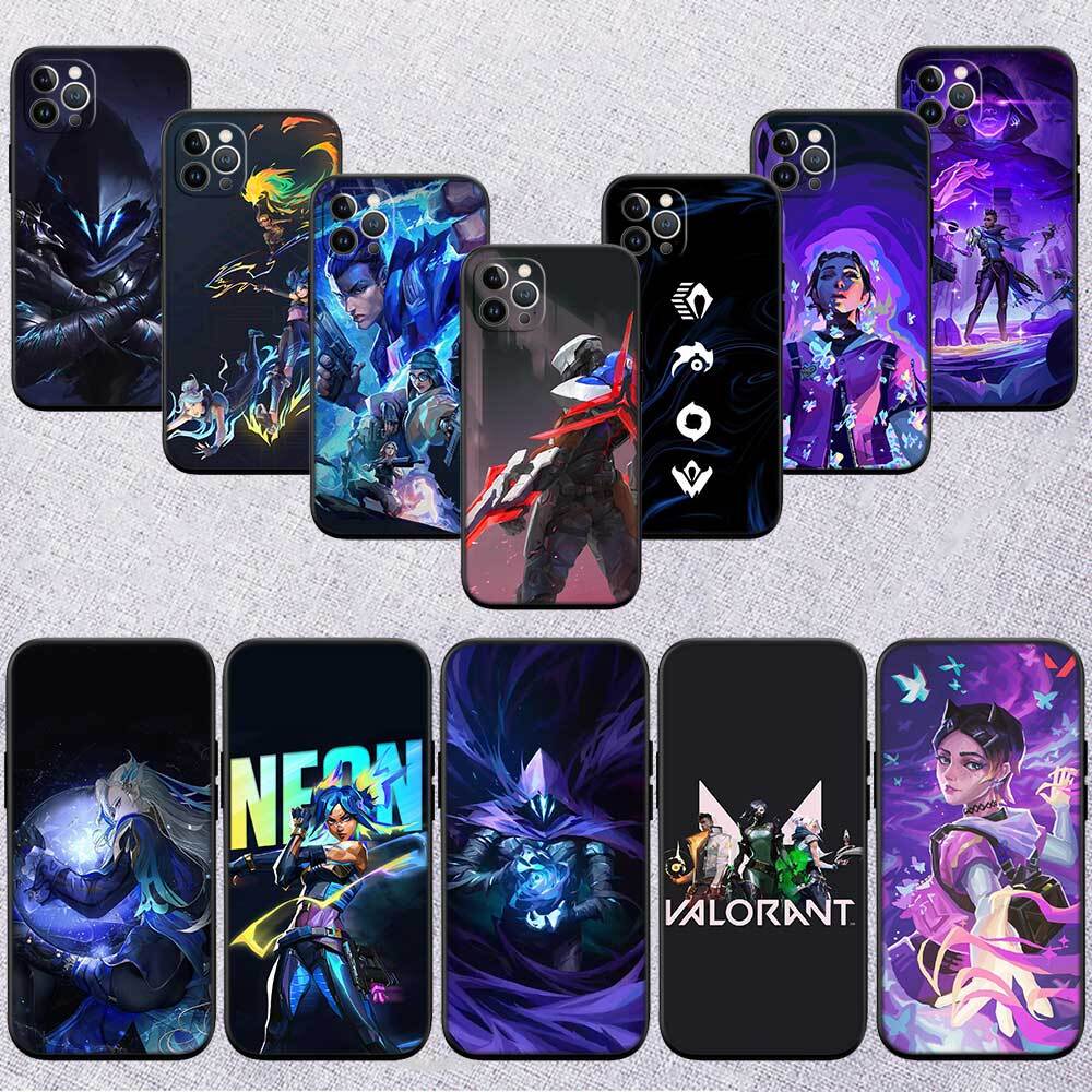 V-VALORANT Phone Case for Redmi Note 12 12S 12C 13 13C 13R 14 14S 14R 14C 11A 13X A3 A3X A4 A5 Pro Max Plus
