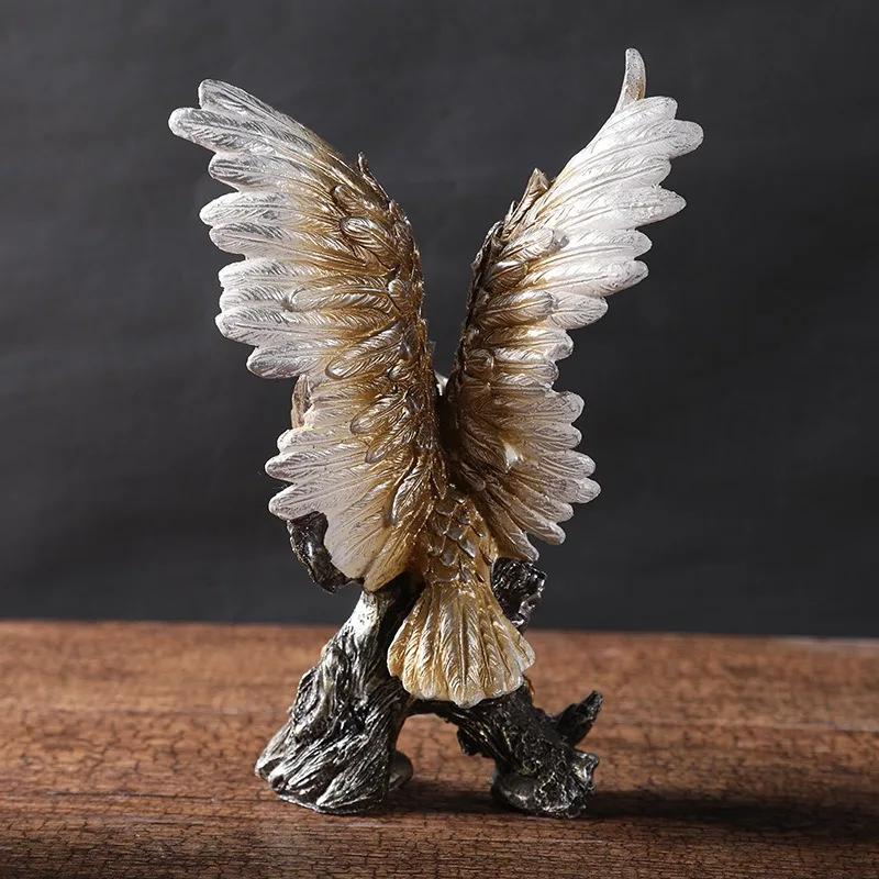 Grand Exhibition Resin Eagle Decoration Office Owner Table Home Decoration Store Gifts Sculpture Modern Art Garden Statues Angel