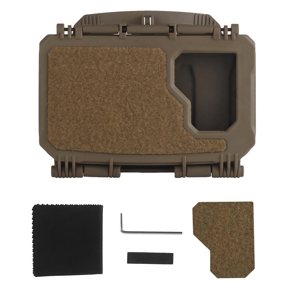 Tactical MOLLE Mobile Phone Box Navigation Board Quick Release Airsoft Vest Carry Outdoor Hunting Wargame Instant Equipment Box