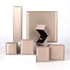 Silver Brushed Leather PU Jewelry Box for Rings, Pendants, Bracelets, Necklaces, and Accessories