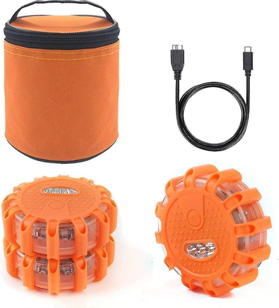 LED Auto Warnleuchte für den Verkehr mit starker Magnetbefestigung & Dauerlichtmodus