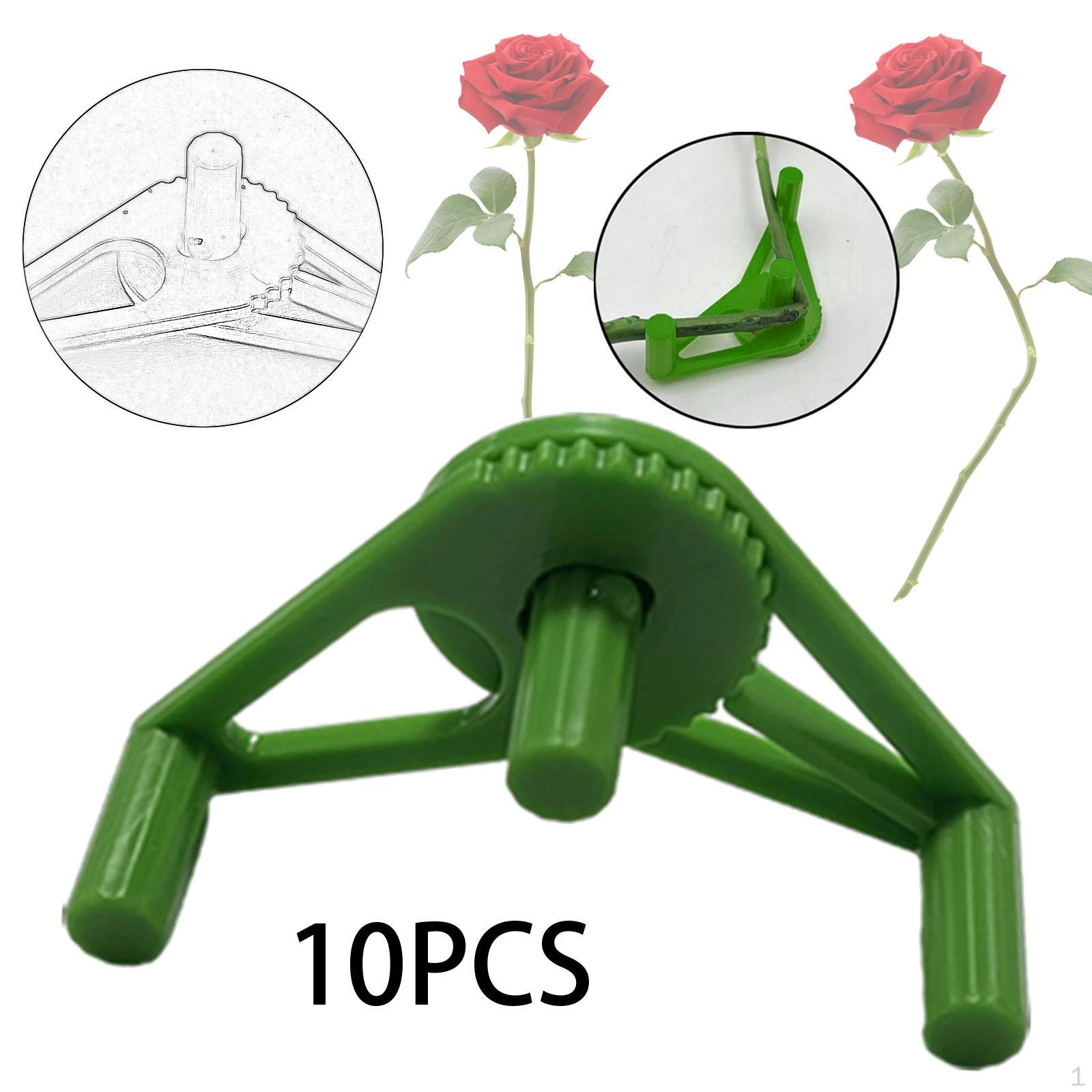 

10 шт. регулируемые зажимы для стебля растения, садовые инструменты, ветки, Бендер для