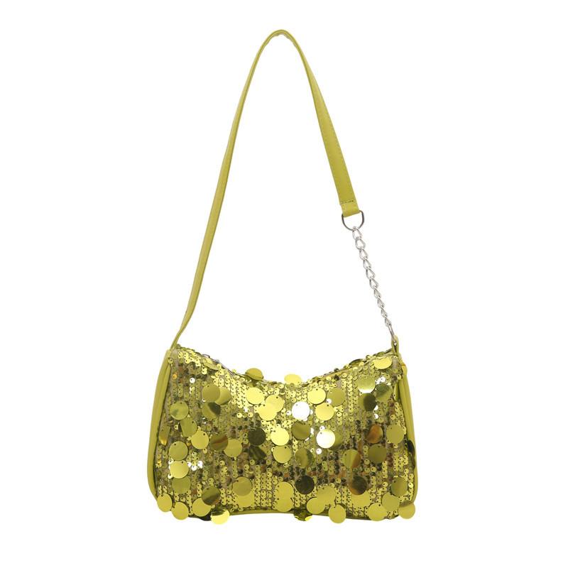 Summer Super Fire Niche Sequin Bag Women's 2025 New Versatile Shoulder Underarm Bag Fashion Popular Small Bag