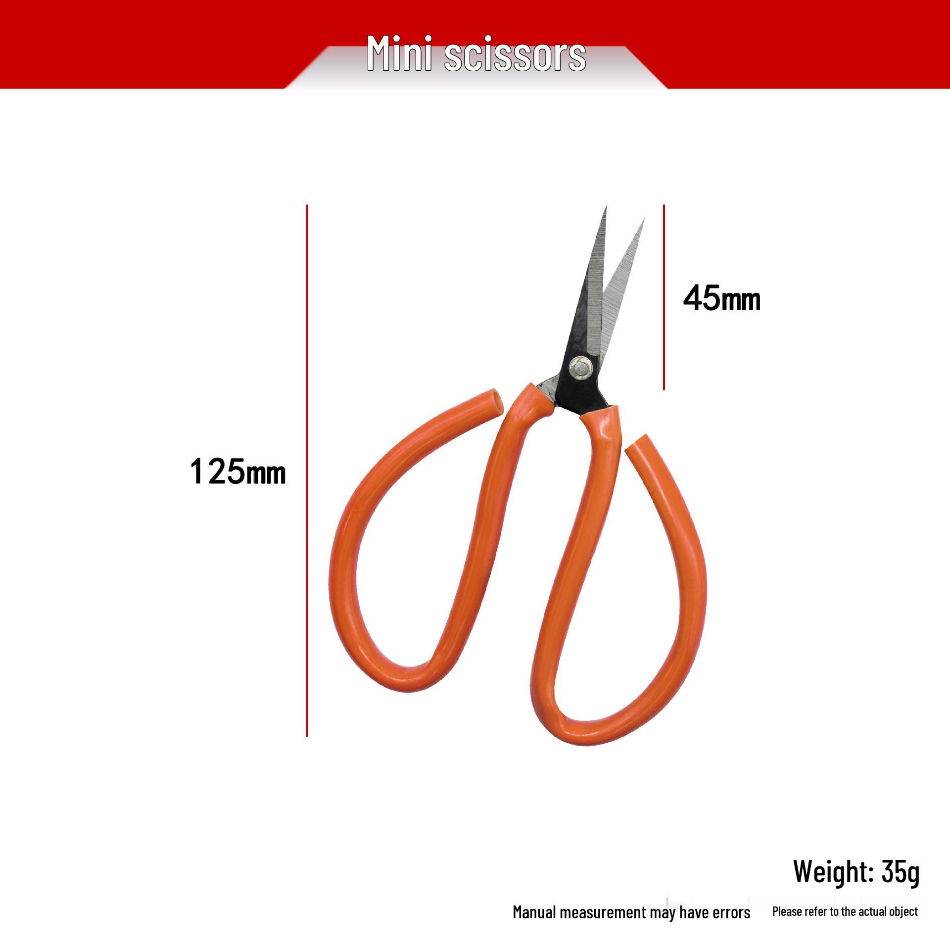 High-Carbon Stainless Steel Rustproof Industrial Shears with Sheath, Large Head, and Short Beak.