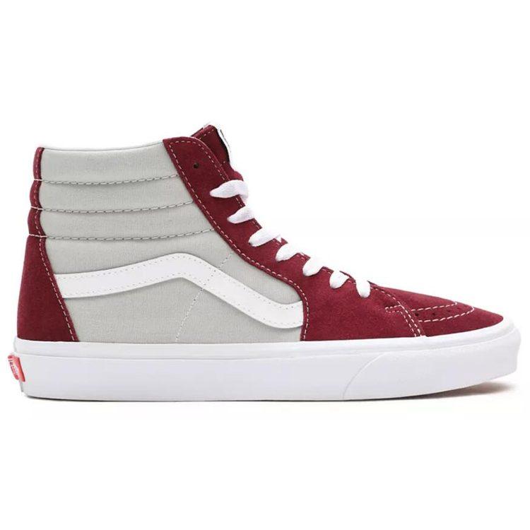 Vans Sk8 Hi Gray Red VN0A32QG4PR