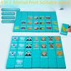 Wooden Connect-the-Dots Dominoes: Children's Logic Training Toy