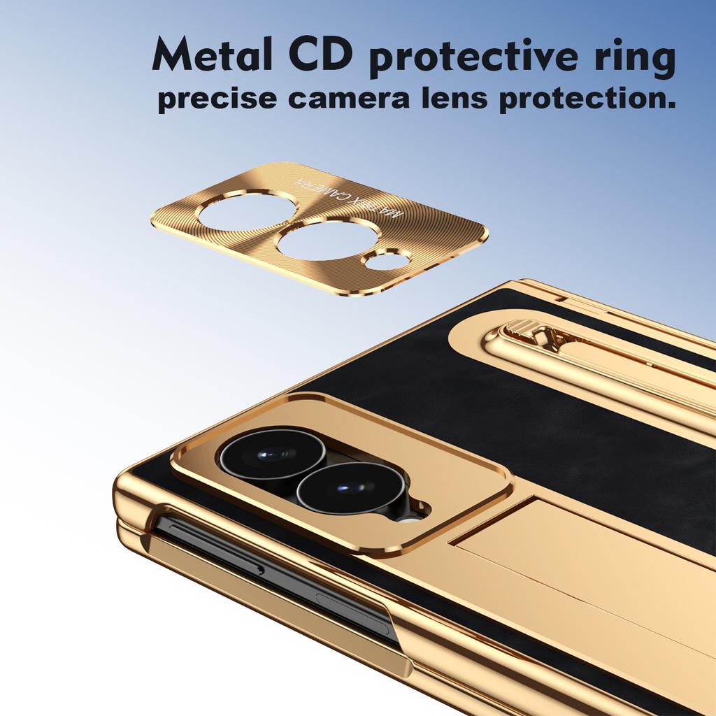 For Samsung Galaxy Z Fold 8ultra Fold 8 7 6 5 4 Phone Case with Hidden Stand Integrated with Pen Slot with High-Definition Film