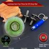 Luminous All-Metal Finger Spinner Set - Long Spin Time & Stress-Relief Toy