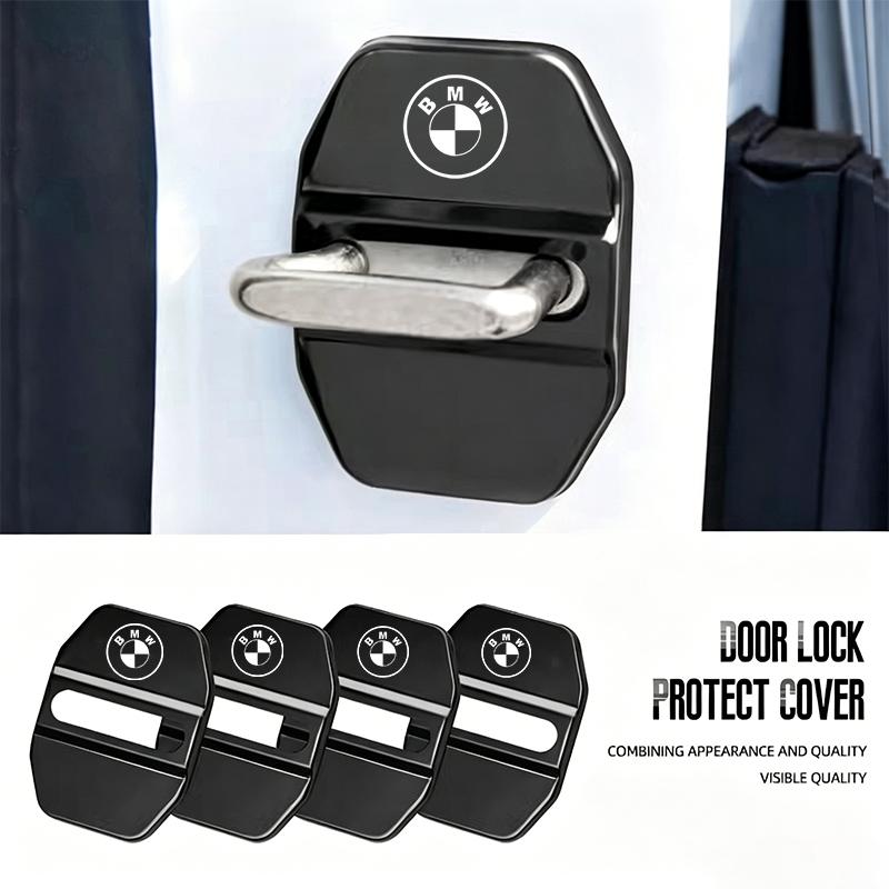 4Pcs Car Styling Car Door Lock Covers Protection Accessories Sticker For BMW G80 G06 G07 G42 G14 G15 G16 F82 M M2 M3 M4 M5 M6 LL3