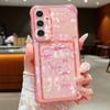 Ribbon Bow Pattern Phone Case For Samsung Galaxy S26 S24 S23 Ultra S22 Plus S25 Edge S25 FE Clear Card Bag Wallet TPU Soft Cover