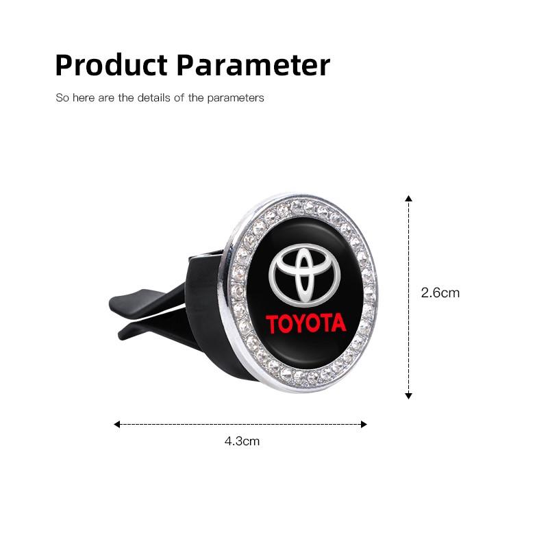 For Toyota Hilux Aygo Yaris Ractis Corolla Camry CHR Auris Keychain Car Air Freshener Auto Accessories Interior Perfume Diffuser