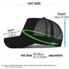 Customized Logo Hard Top 5 Panels Mesh Baseball Cap For Men Women Advertising Cap Breathable Sun Hat Solid Color Visor Gorra