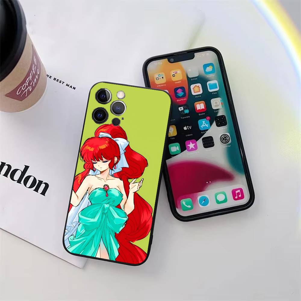 Anime R-Ranma 1 2 Phone Case Silicone Soft For IPhone 17 Air 16 15 14 13 12 11 Plus Pro Max Plus
