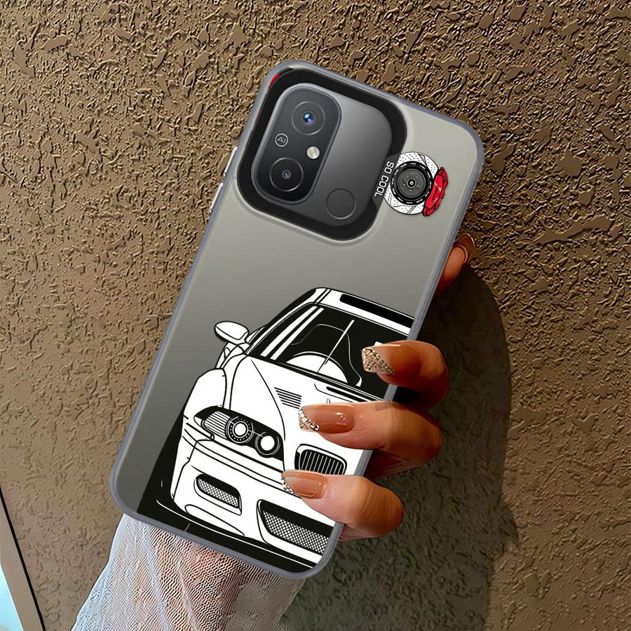 Case for Xiaomi Poco X3 NFC C50 C61 X3 Pro C51 Phone Cover JDM Sport Car
