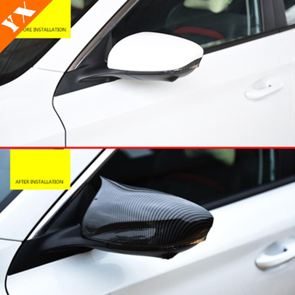 Osłona lusterka wstecznego samochodu Naklejki na lusterko boczne Osłony tapicerki dla MG GT 2022-2024 Ozdobne listwy ozdobne z sadzy węglowej