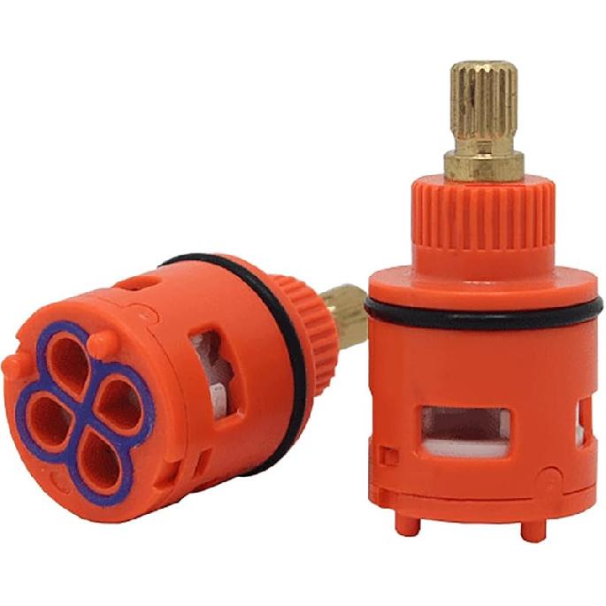 33 мм керамический картридж без распределителя, керамический сменный картридж для смесителя для душа с одной ручкой, керамический клапан смесителя Blue-R