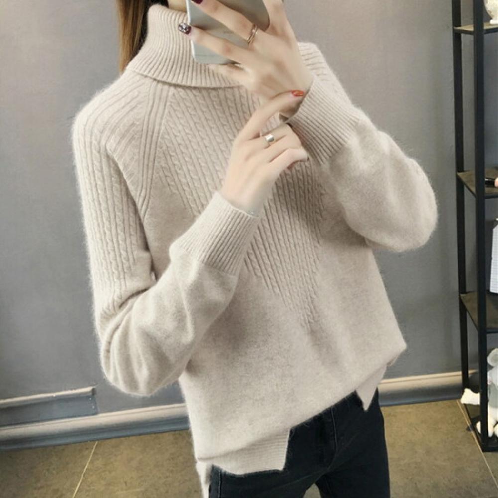 Olivier S cloSet Soft Cable Turtleneck Knit O2211kn180d