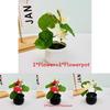 Realistic Lotus Artificial Plant With Silk And Plastic Material For Office And Living Space