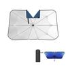 New Car Windshield Sunshade Umbrella Celadon Handle Opening Design  Front Windshield Parasol V-shaped for EV Sun