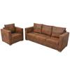 Day and Night - Day and Night 2-Piece Sofa Set Faux Suede Leather
