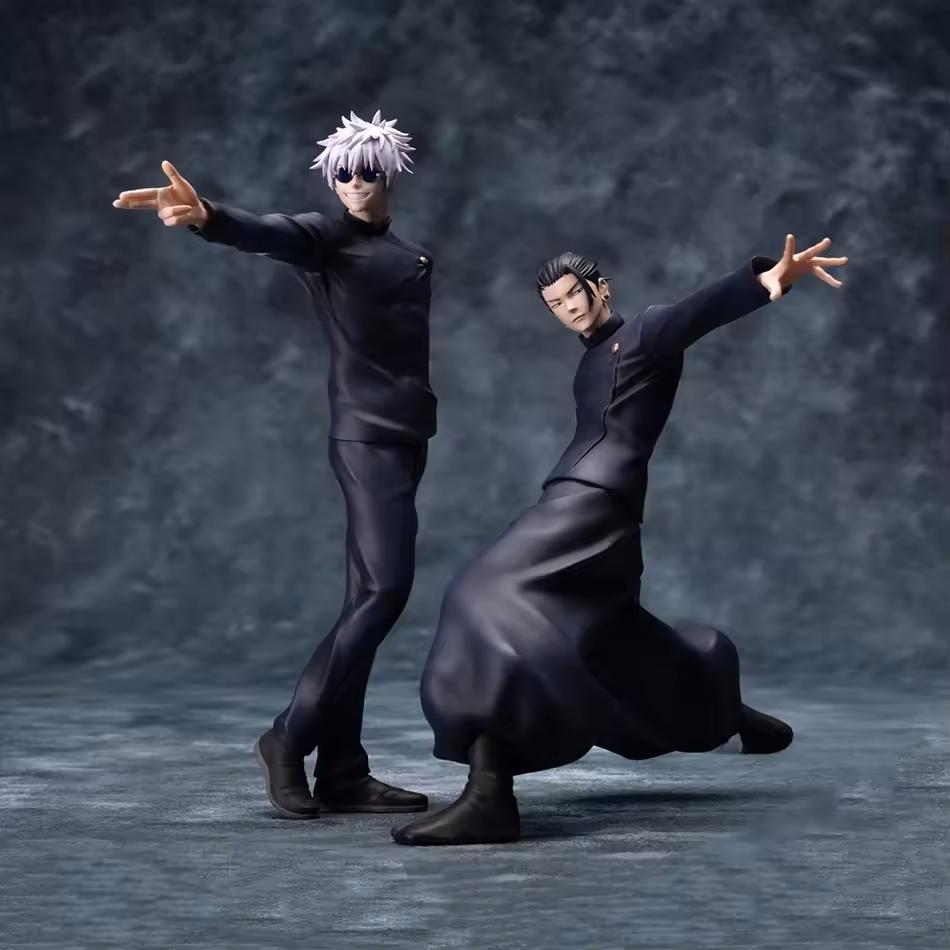 14.5cm Jujutsu Kaisen Anime Figure Noodle Stopper Satoru Gojo Action Figure Geto Suguru Figurine PVC Adult Collection Model Toys
