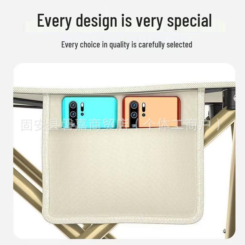 Set Pieghevole Portatile da Esterno con Sedia e Tavolo per Campeggio e Picnic