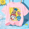 Summer Kids Korean Clothes Baby Casual Tees Cute Birthdays Gifts Paw Patrols Girl Boys T Shirt Cartoon Skye Short Sleeve Tops