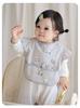 Waterproof Sleeveless Baby Feeding Bib - Lace, Stain-Proof Coverall for Infants & Toddlers