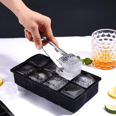 Grids 4/8/15 Large Silicone Ice Cube Tray Ice Mold For Whiskey Bourbon Cocktails Home Party Diy Ice Maker Mold Kitchen Tools