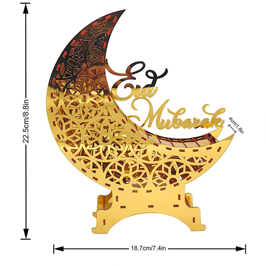 Ramadan Decorations Home Acrylic Ornament Home Decoration Ornaments Small Night Lights Table