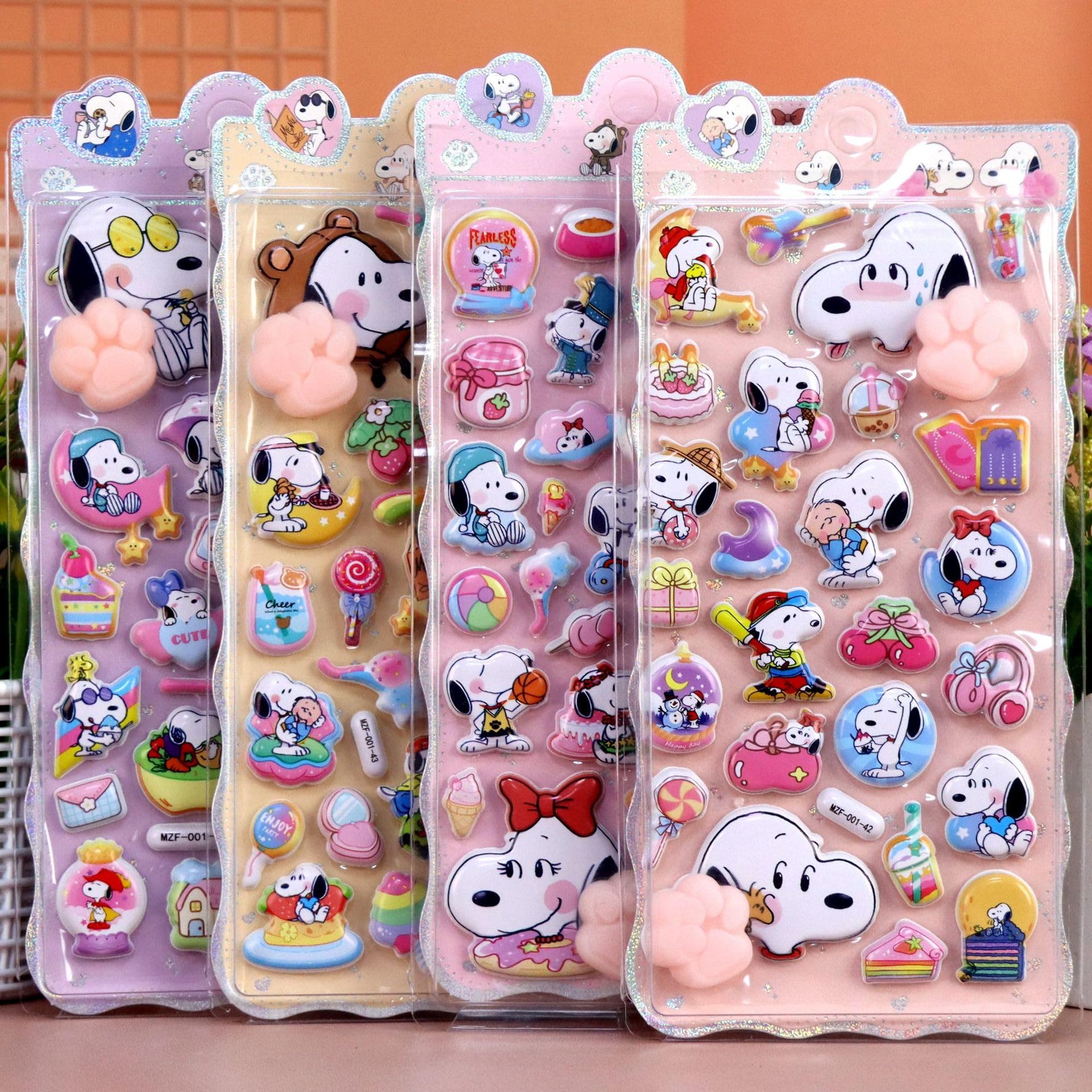 

YAYAMIYA 4-Piece Set of Butt Stickers 3D Silicone Puffy Glossy Cute Butt Design DIY Smartphone Case Kids Girls Boys Toys Birthday