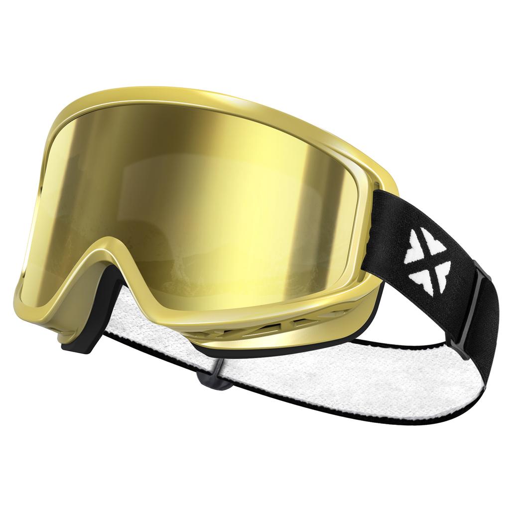 MAXJULI Ski Goggles OTG Snowboard Goggles for Men Women Youth 100% UV Protection Snow Sports M7
