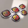 Car emblem 8.5cm 9.5cm 10cm 12cm 85mm 95mm 100mm 120mm Car Hood Front Bonnet Grill Rear Trunk Emblem Logo Badge For FIAT Abarth