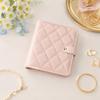 Clear Pockets Necklace Binder Storage Book PU Leather Jewelry Packaging Box Storage Bag  For Women