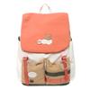 Women's Large Capacity Backpack Color Block Backpack Junior Senior High School Student Schoolbag