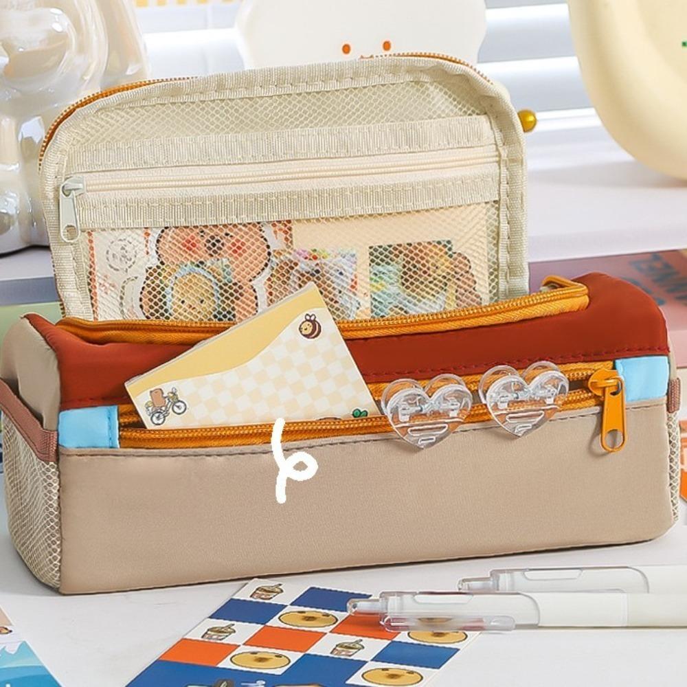 Desktop-Aufbewahrung Große Kapazität Stiftetasche Schreibwaren-Aufbewahrungstasche Schule Büro