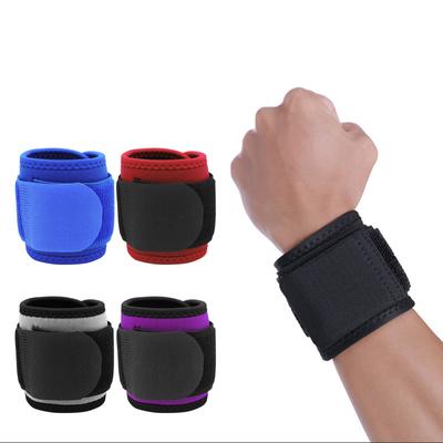 1PC Supporto da Polso a Compressione Sportiva Traspirante Regolabile Fascia da Polso per Pallacanestro Badminton Giocare a Tennis