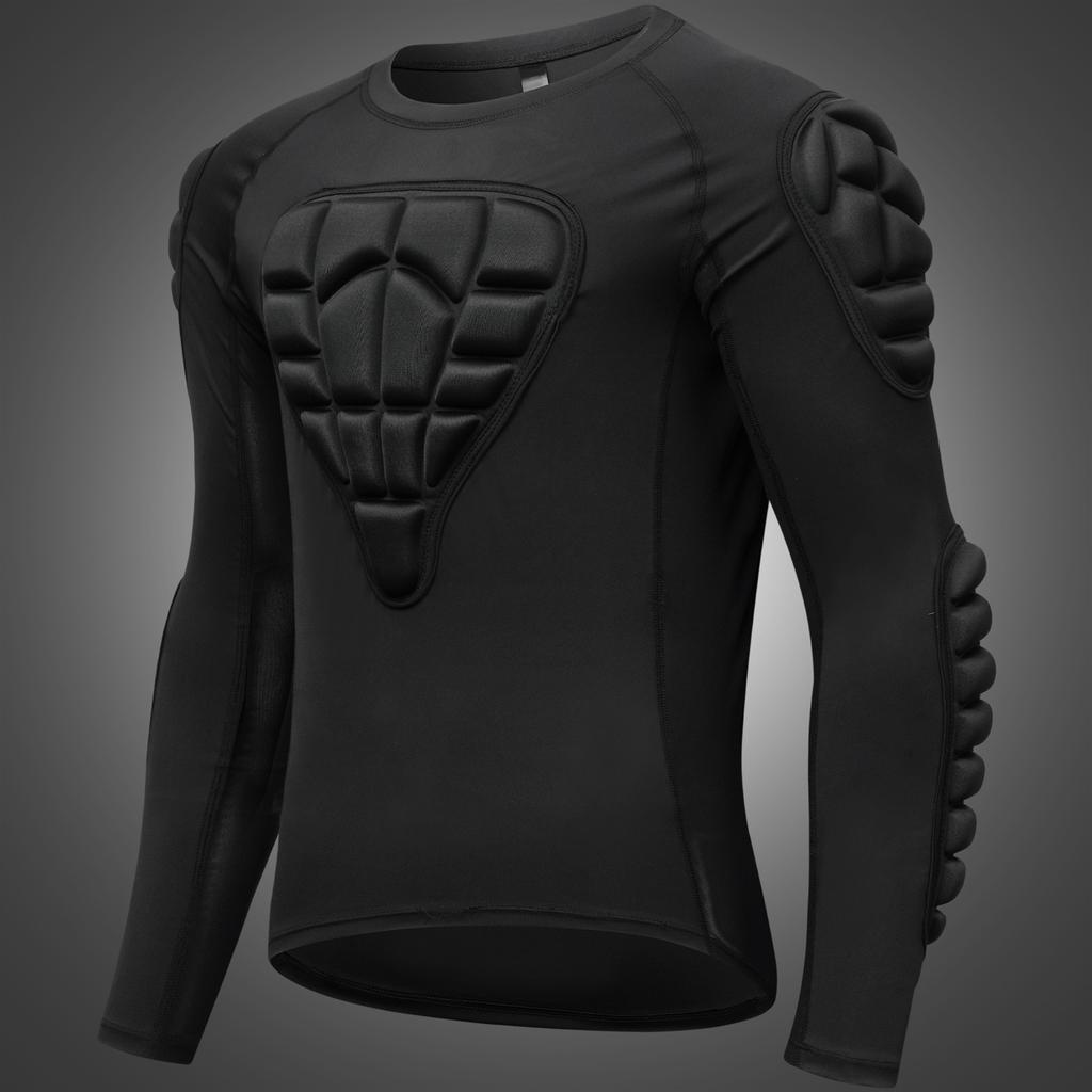 Motorcycle Armor Jacket EVA Foam Protection Chest Breathable Skin friendly for Protection in Riding Rugby Football and