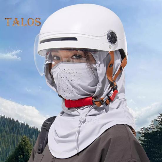 Protection solaire pour le visage, chapeau, cache-cou, UPF 50+, respirant, rafraîchissant, en soie glacée, pour l'été, le cyclisme en plein air, pour femmes, capuche, bandana, écharpe, visière
