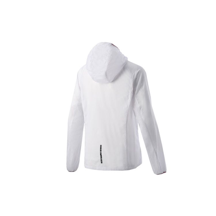 Li Ning Comprehensive Training Series Long Sleeve Hooded Slim Fit Lightweight Sports Jacket Women Jacket White AFDR126-1